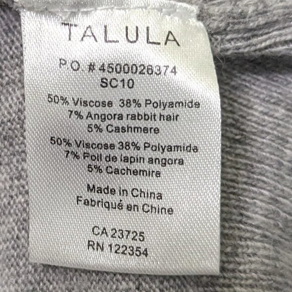Aritzia Talula Knit Lightweight Sweater Cashmere Angora Rabbit Hair L - Picture 4 of 4